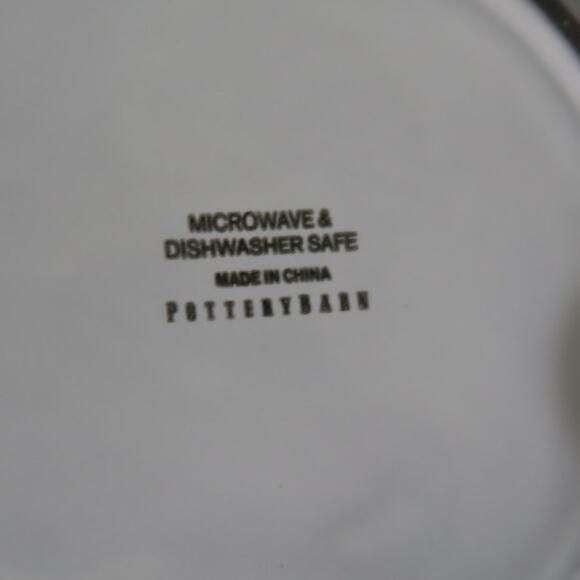 Happy Birthday Crown Princess Royalty 4 Set Plates 8" Gray Raised Pottery Barn - Picture 7 of 12